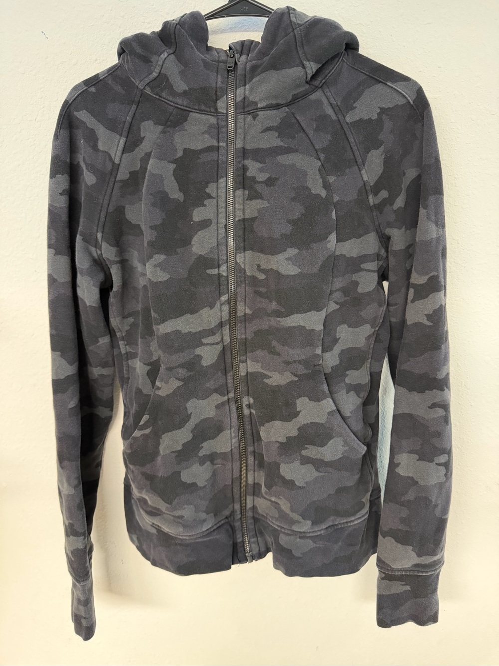 lululemon athletica Charcoal Gray Camo Full-Zip Hoodie